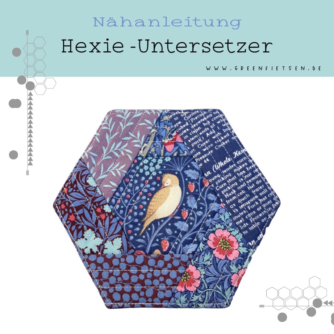 Tutorial | Hexie-Untersetzer nähen